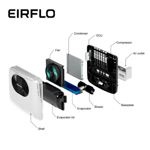 Climatiseur de stationnement EIRFLO MINI 24V 7500BTU pour cabine de <span class=keywords><strong>bateau</strong></span>, unité de toit marine, puissance 820W, personnalisable, nouvelle version pour rénovation/amélioration - Product Image 3