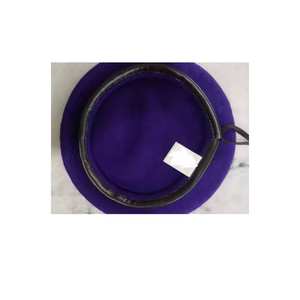 Chapeau béret en laine unisexe de haute qualité style extérieur personnalisé couvre-chef formel pour adultes vente en gros - Product Image 1