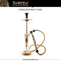 Chichas Farida 2025 – Nouveau Style, Design Unique, Vente Chaude, Qualité Supérieure, Vente en Gros, Chicha de Luxe en Laiton Laqué, Mini Chicha Égyptienne