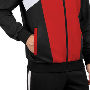 2025 Blank Custom Zipper Tracksuits Men's Streetwear Fleece <b>Cotton</b> Jacket Sweat Suits Jogger Sets Oversize Men's 2 Piece Set - Product Image 5