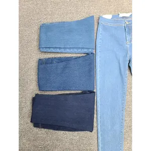 Pantalones vaqueros de algodón 100% para mujer, pantalones vaqueros de pierna ancha de alta calidad para mujer, pantalones vaqueros de moda de nuevo estilo, tarifa al por mayor - Product Image 6