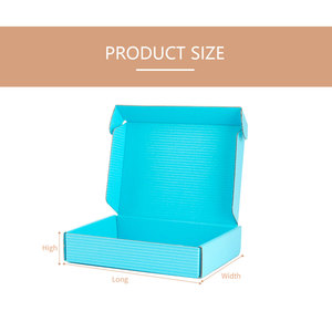 Caja de regalo personalizable en color, exhibición de fiesta de Festival en blanco, embalaje corrugado, almacenamiento, peluca, soporte de cartón, logotipo impreso de tamaño personalizado - Product Image 3