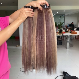 Bonne Qualité Yaki Couleur Droite Extensions de Cheveux Humains Vietnamiens Avec Prix de Gros Ensemble - Product Image 5