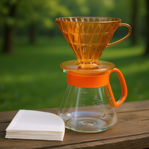 ที่กรองกาแฟแก้ว HARIO สีส้ม ขนาด 02 - Product Image 3