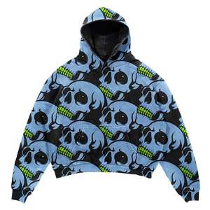 Sudadera con capucha de gran tamaño con logotipo personalizado de alta calidad para hombre Nuevo diseño de sublimación de moda de talla grande para invierno - Product Image 3