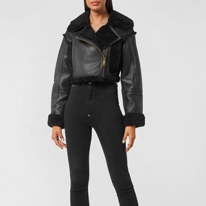 Ropa de Calle de Moda para Mujer, Ropa de Cuero, Chaqueta de Mujer, Chaquetas de Talla Grande, Ropa de Mujer - Product Image 1