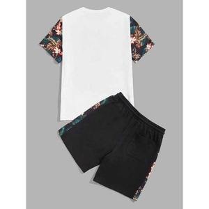 Ropa deportiva para correr de dos piezas para hombre de alta calidad, el mejor Conjunto de camiseta y pantalones cortos de verano, 260 gramos, peso de tela, precio barato - Product Image 3