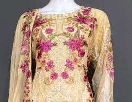 Diseñador moderno sin coser bordado a mano hermosos trajes de seda caros para mujeres moda india-estilo tradicional hacia adelante para - Product Image 2