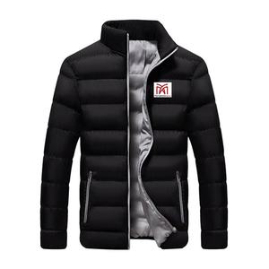 Veste unisexe personnalisée avec grande poche zippée, cordon de serrage, col montant, coupe-vent, imperméable, rembourrage en polyester, décontractée, OEM - Product Image 4