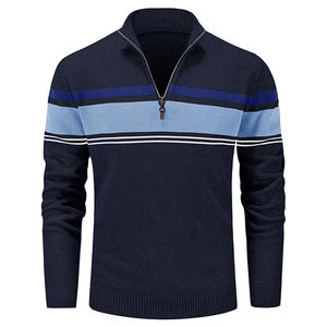 Noticias Color Block manga larga soft shell hombres al aire libre Atlético sudadera rendimiento deportes pulóver 1/4 zip chaquetas de lana - Product Image 1