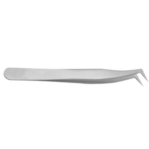 Mini Pinzas de Cejas de Acero Inoxidable Personalizadas, Diseño Inclinado, Pinzas para Depilar y Extensión de Pestañas para Hombres - Product Image 2
