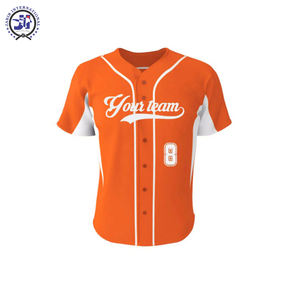 Maillot de baseball à rayures personnalisées unisexe Chemise d'entraînement pour sports de rue pour hommes et femmes avec numéro de nom imprimé Compétitions en plein air - Product Image 3