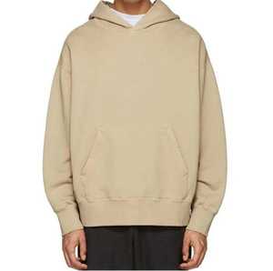 Sweat à capuche épais et lourd pour homme, coupe oversize, épaules tombantes, en molleton bouclette 380 360 320 g/m², personnalisable avec logo - Product Image 5