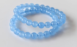 Natural Healing Chalcedony Dyed 8mm Crystal Bead <b>Bracelet</b> Wholesale <b>Gemstone</b> Stretch <b>Bracelets</b> for Meditation Jewelry - Product Image 3