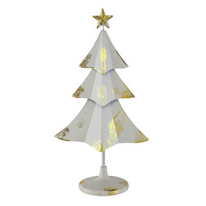 ที่โชว์ผลงานโลหะของตกแต่งต้นคริสต์มาสที่หรูหราสำหรับเทศกาลวันหยุดการตกแต่งบ้านและการเฉลิมฉลองตามฤดูกาล - Product Image 1