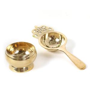 Colador de latón de estilo Vintage de la mejor calidad, para té suelto, para el hogar y la Oficina - Product Image 2