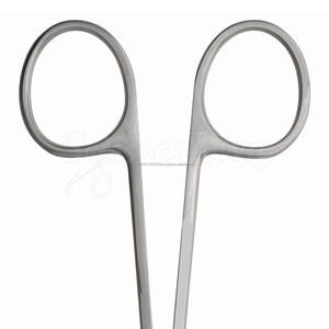 Tijeras de Disección Curvas de Acero Inoxidable de Precisión Fina de 4.5 Pulgadas, Afiladas, para Uso Clínico Delicado, Certificación CE ISO, OEM Privado - Product Image 4