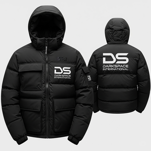 Parka matelassée décontractée pour homme automne-hiver 2023, logo personnalisé, style uni, vente chaude, prix bas, veste à capuche amovible - Product Image 5