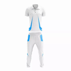 ชุดคริกเก็ตแขนสั้นสไตล์ใหม่ ผลิตในปากีสถาน ออกแบบเองได้ ชุดกีฬา โพลีเอสเตอร์ 100% กันยับ แห้งเร็ว - Product Image 1