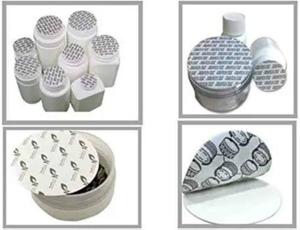 Tapas de Aluminio para Sellado por Inducción de Grado Alimenticio Ecológico para Frascos de HDPE, a Prueba de Fugas, con Precinto de Seguridad, Tempera Semi-Dura - Product Image 5