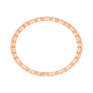 สร้อยข้อมือเพชรประกายคลาสสิก AILBR-055สำหรับผู้หญิงที่มีอยู่ในแพลตตินัมสีเหลืองสีขาวกุหลาบทอง - Product Image 3