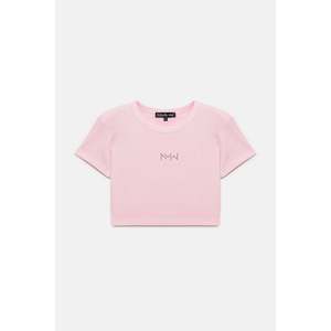 Camiseta Corta Informal de Manga Larga, Cuello Redondo, 100% Algodón Acordonado, Corte Regular - Product Image 6