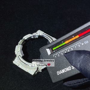 Lunette de Montre Homme Personnalisée « Iced Out » GA100 GA110 en Moissanite VVS GRA - Product Image 4