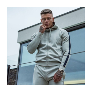 USA BRAND Men Drawstring Winter Eco-Friendly Breathable Midweight Customized Logo Tracksuits - Product Image 2