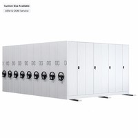 Système d'étagères compactables mobiles sur mesure, haute qualité, OEM ODM, vente en gros directe d'usine, armoire de rangement pour archives