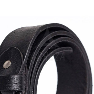 Cinturones de cuero genuino de piel de vaca marrón de estilo informal para hombre, hebilla de acero de alta calidad, colores personalizables, tamaños ligeros - Product Image 6