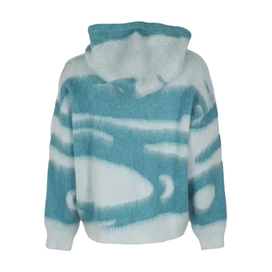 Usine OEM, vente en gros, prêt à expédier, sweat-shirt en mohair brossé pour homme, vente en gros, streetwear de luxe pour l'hiver, livraison rapide - Product Image 2