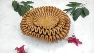 Cuenco artesanal de mármol con borde de volantes, decoración elegante para el hogar, Idea de regalo única, Decoración de cocina de servicio de granja moderna - Product Image 6