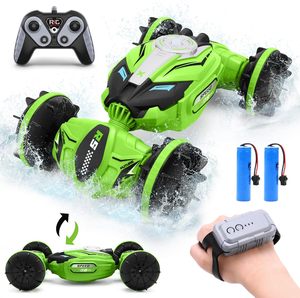 Coche Acrobático Anfibio EPT 2.4G RC 4WD a Control Remoto, Resistente al Agua, para Jugar en Tierra y en el Agua, Juguete para Niños, Regalo para Niños - Product Image 1