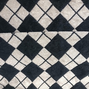 Tissu designer écologique style indien Marque de luxe Tissu brocart jacquard teint en fil pour sacs fourre-tout - Product Image 3