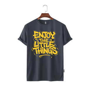 Camiseta de Hombre 2026, Corte Regular, 100% Algodón, Transpirable, Ecológica, Calidad Premium, Moda Urbana, Impresión de Logotipo Personalizado, OEM - Product Image 5