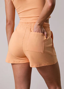 Shorts Bermuda tendance pour femmes avec taille à cordon de serrage Shorts en twill extensible ajustés pour femmes avec ODM OEM - Product Image 3