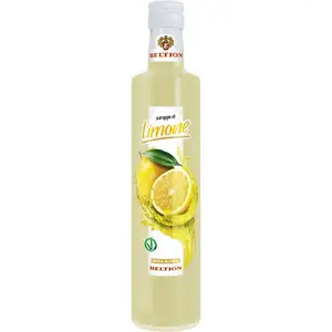 高级意大利柠檬糖浆500毫升VEGANOK认证可稀释饮料鸡尾酒或浇头