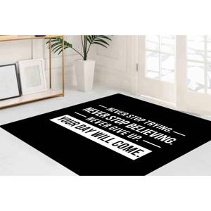 Alfombra Your Day Will Come, Alfombra Never Stop Trying, Alfombra impresa, Alfombra suave no tejida - Product Image 5