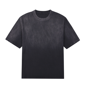 Camiseta de Diseño Personalizado con Lavado Ácido, la Mejor Calidad, Color Sólido, Talla Grande, para Hombre, 2026 - Product Image 4