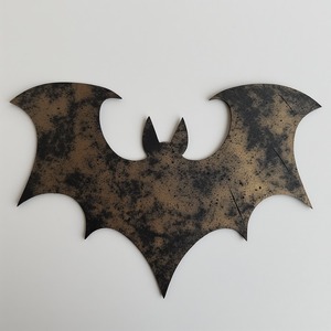 Ornement de crâne d'Halloween en tôle de fer sculptée creuse, finition de surface patinée, design artisanal pour une ambiance décorative festive. - Product Image 1