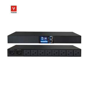Oem tùy chỉnh ATS thông minh PDU 250V 20A NEMA 6-20r 8-<span class=keywords><strong>Port</strong></span> đầu vào kép SNMP HTTP API Rack mount cho phòng máy chủ tế bào nhỏ - Product Image 1