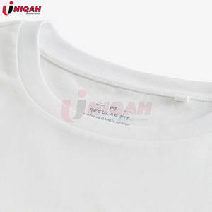 Elegante Camiseta de manga corta con bloque de color con cuello redondo acanalado y logotipo bordado personalizado, ropa informal de corte regular - Product Image 6