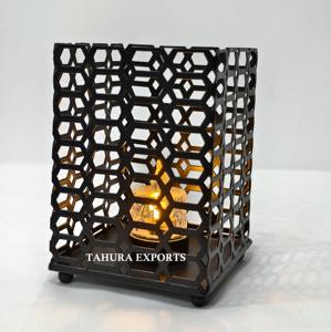 2026 Decorative Candle Holder Detailed Unique Handcrafted Metal <b>Net</b> Candle Holder For Living Room Tabletop Home Accent Decor - Product Image 5