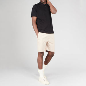 Nouveauté, polos pour hommes 100% coton, MOQ faible, logo brodé personnalisé, polos à manches courtes unis à vendre - Product Image 4