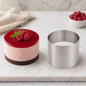 Cercle de pâtisserie 10 x 8 cm pour pâtes et parfaits - Product Image 5
