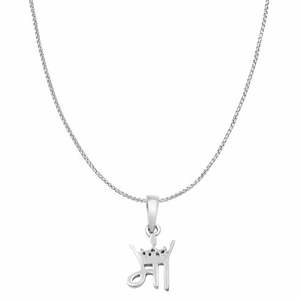 Colgante Zarkan Mom Queen de Plata 925 para Mamá, Chapado en Rodio, Forma de Corona, Oro Rosa, con Circonita, Regalo Perfecto para Mamá - Product Image 1