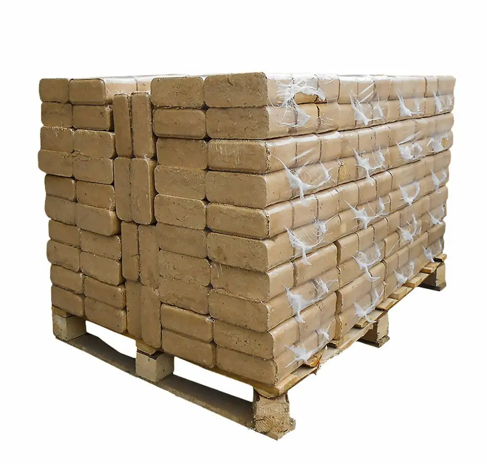 2024 Fornecimento direto a granel Pini Kay/RUF Briquetes de madeira 10kg embalagem DIN lascas de madeira e lenha para venda local modelo