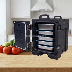 Boîtes isothermes pour aliments de 80 L, transporteurs de nourriture robustes, idéales pour transporter des aliments chauds, froids et à température ambiante - Product Image 2