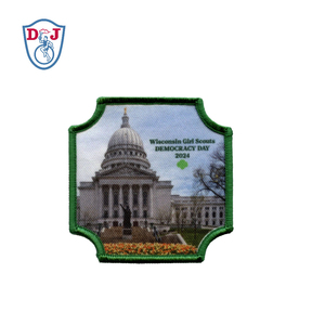 Nhà máy trực tiếp tùy chỉnh thực hiện thêu trại nút vòng lặp vá cậu bé trinh sát đồng phục phụ kiện tổ chức sự kiện công đức vá - Product Image 4