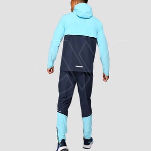 Chándal personalizado superior Chándales con logotipo reflectante personalizado de alta calidad Ropa deportiva para hombres Entrenamiento y trotar Chándal cortavientos - Product Image 2
